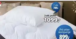 JYSK 2 stk. puter, NOK 1099 tilbud