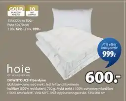 JYSK DOWNTOUCH fiberdyne tilbud