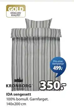 JYSK IDA sengesett, NOK 350 tilbud