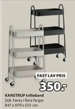 JYSK KANSTRUP trillebord, NOK 350 tilbud