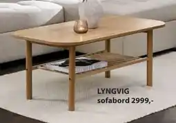 JYSK LYNGVIG sofabord, NOK 2999 tilbud