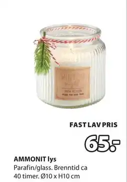 JYSK AMMONIT lys, NOK 65 tilbud