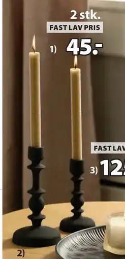 JYSK BERTEL kronelys, NOK 45 tilbud