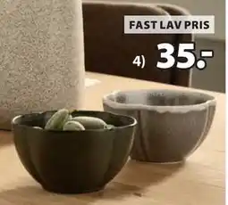 JYSK EJLIF skål, NOK 35 tilbud