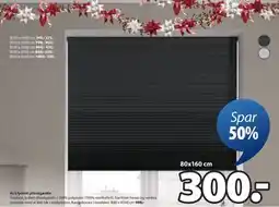 JYSK ALS lystett plisségardin tilbud