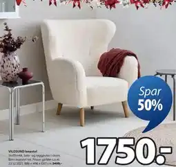 JYSK VILDSUND lenestol, NOK 1750 tilbud