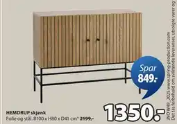 JYSK HEMDRUP skjenk, NOK 1350 tilbud