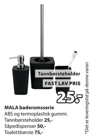 JYSK MALA baderomsserie tilbud