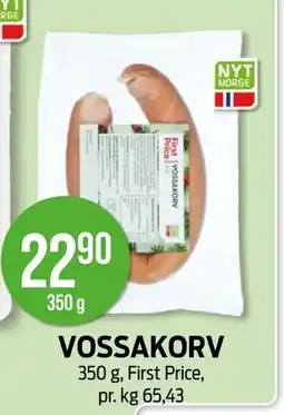 Kiwi VOSSAKORV, NOK 22.9 tilbud