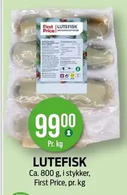 Kiwi LUTEFISK, NOK 99 tilbud