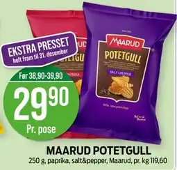 Kiwi MAARUD POTETGULL, NOK 29.9 tilbud