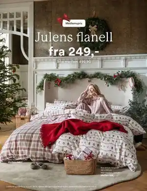 Teja flanell sengesett 140 x 200 cm, NOK 499.9, Medlemspris