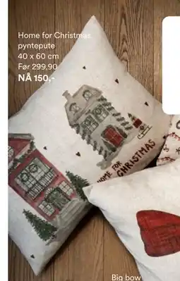 Kid Interiør Home for Christmas pyntepute, NOK 150 tilbud