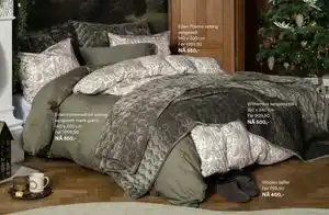 Kid Interiør Eden stonewashed sateng sengesett mørk grønn, NOK 550 tilbud