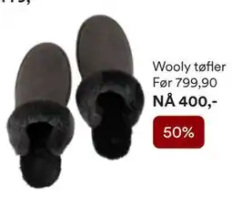 Kid Interiør Wooly tøfler, NOK 400 tilbud