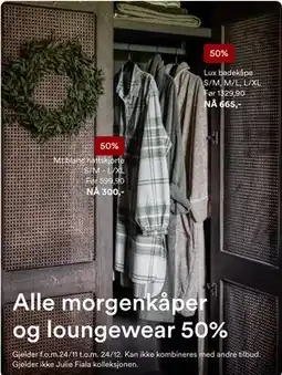 Kid Interiør Lux badekåpe S/M, M/L, L/XL, NOK 665 tilbud