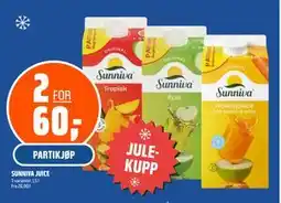 Coop Obs SUNNIVA JUICE, NOK 60 tilbud