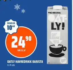 Coop Obs OATLY HAVREDRIKK BARISTA, NOK 24.9 tilbud