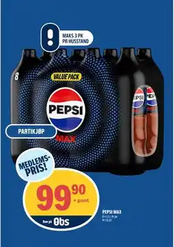 Coop Obs PEPSI MAX, Medlemspris tilbud