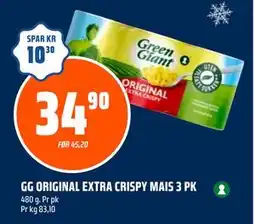 Coop Obs GG ORIGINAL EXTRA CRISPY MAIS 3 PK, NOK 34.9 tilbud