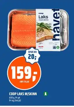 Coop Obs COOP LAKS M/SKINN, NOK 159 tilbud