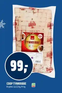 Coop Obs COOP TYNNRIBBE, NOK 99 tilbud