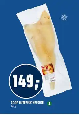 Coop Obs COOP LUTEFISK HELSIDE, NOK 149 tilbud