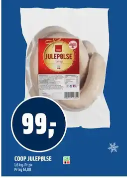 Coop Obs COOP JULEPØLSE, NOK 99 tilbud