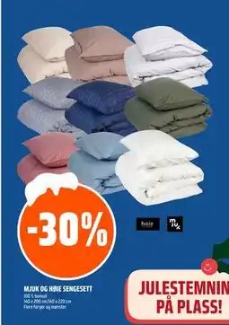 Coop Obs MJUK OG HØIE SENGESETT tilbud