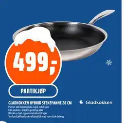 Coop Obs GLADKOKKEN HYBRID STEKEPANNE 28 CM, NOK 499 tilbud