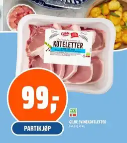 Coop Obs GILDE SVINEKOTELETTER, NOK 99 tilbud