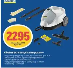 Coop Obs Kärcher SC 4 EasyFix dampvasker, NOK 2995, Medlemspris tilbud