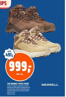 Coop Obs SKO MERRELL SPEED STRIKE, NOK 999 tilbud
