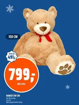 Coop Obs BAMSE 150 CM, NOK 799 tilbud