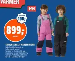 Coop Obs SKIBUKSE HELLY HANSEN RIDER, NOK 899 tilbud