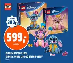 Coop Obs DISNEY STITCH 43249 DISNEY ANGEL LILO OG STITCH 43257, NOK 599 tilbud