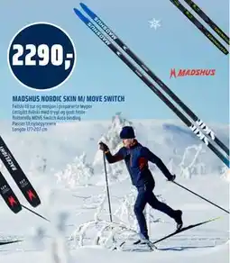 Coop Obs MADSHUS NORDIC SKIN M/ MOVE SWITCH, NOK 2290 tilbud