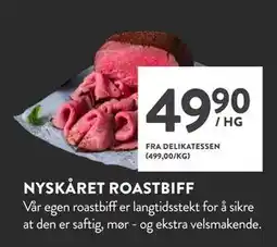 Jacobs NYSKÅRET ROASTBIFF, NOK 49.9 tilbud
