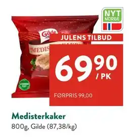Jacobs Medisterkaker, NOK 69.9 tilbud