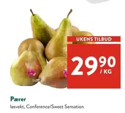 Jacobs Pærer, NOK 29.9 tilbud