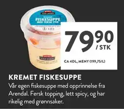 Jacobs KREMET FISKESUPPE, NOK 79.9 tilbud