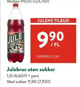 Jacobs Julebrus uten sukker, NOK 9.9 tilbud