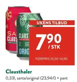 Jacobs Clausthaler, NOK 7.9 tilbud
