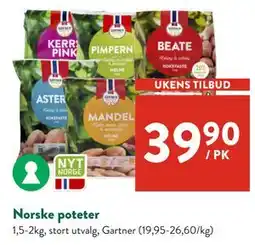 Jacobs Norske poteter, NOK 39.9 tilbud