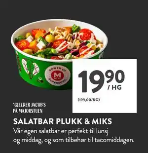 Jacobs SALATBAR PLUKK & MIKS, NOK 19.9 tilbud