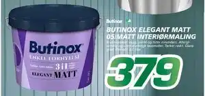 BUTINOX ELEGANT MATT 05/MATT INTERIØRMALING, NOK 379