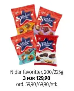 Nille Nidar favoritter, NOK 129.9 tilbud