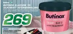 Coop Byggmix BUTINOX KLASSISK 10/ SILKEMATT INTERIØRMALING, NOK 269 tilbud
