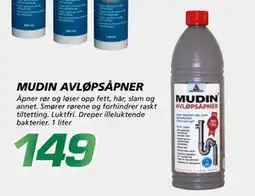 Coop Byggmix MUDIN AVLØPSÅPNER, NOK 149 tilbud