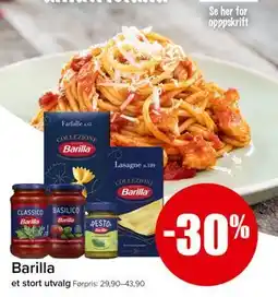 Spar Barilla tilbud